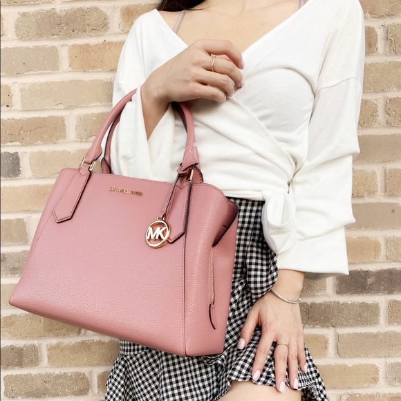 ‼️SALE‼️Michael kors large satchel rose pink - Picture 2 of 5